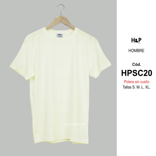 HPSC20. Polera sin cuello