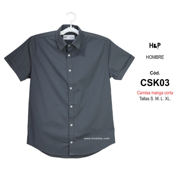 CSK03. Camisa manga corta