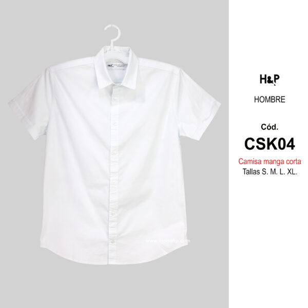 CSK04. Camisa manga corta