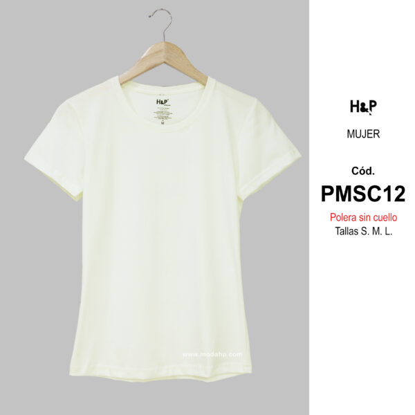PMSC12. Polera básica para mujer