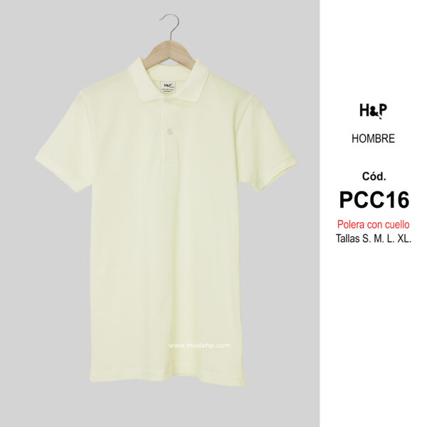 PCC16. Polera con cuello