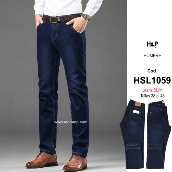 Cód. HSL1059. Jeans Slim H&P