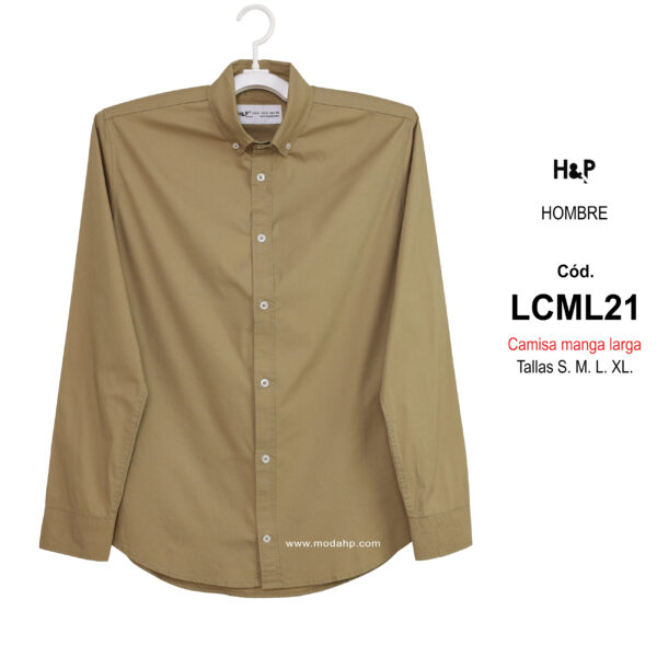 LCML21. Camisa manga larga