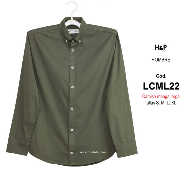 LCML22. Camisa manga larga