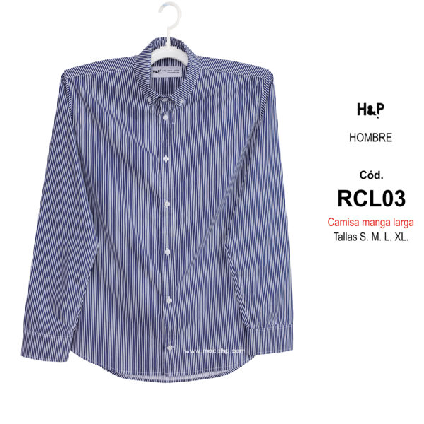 RCL03. Camisa manga larga