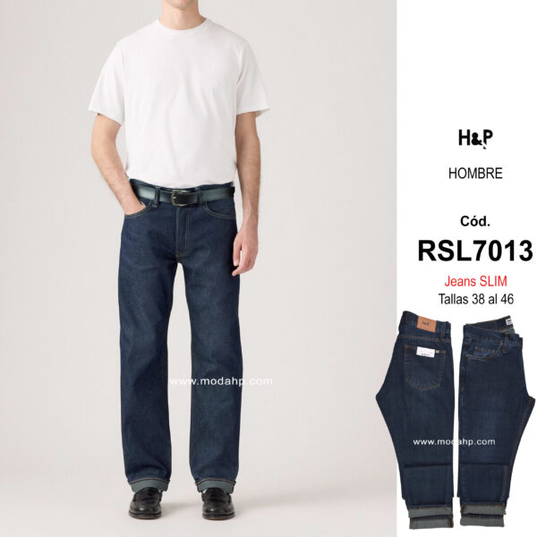 Cód. RSL7013. Jeans Slim H&P