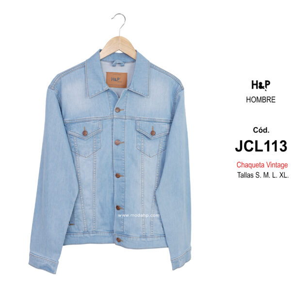 JCL113. Chaqueta Vintage de Jeans