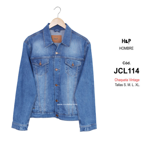 JCL114. Chaqueta Vintage de Jeans