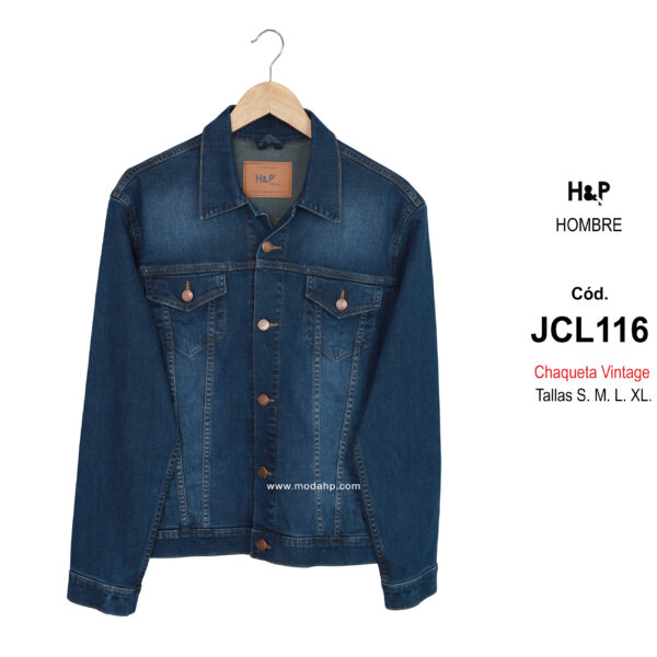 JCL116. Chaqueta Vintage de Jeans