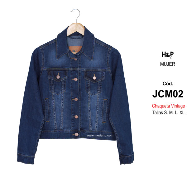 JCM02. Chaqueta Vintage de Jeans