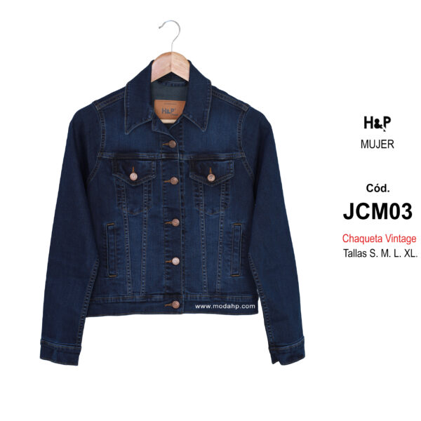 JCM03. Chaqueta Vintage de Jeans