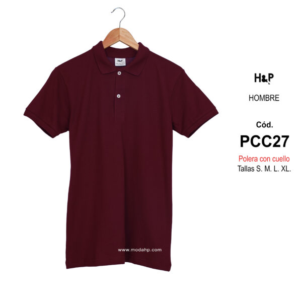 PCC27. Polera con cuello