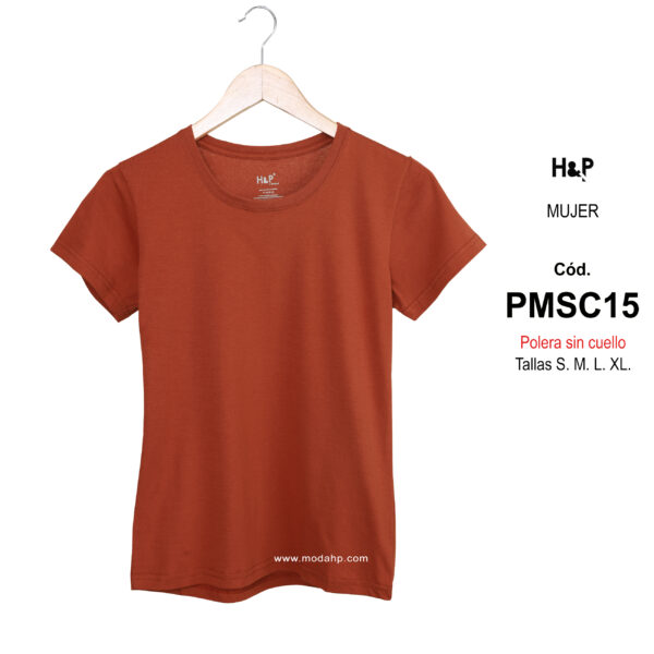 PMSC15. Polera básica para mujer