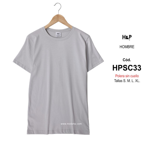 HPSC33. Polera básica para hombre