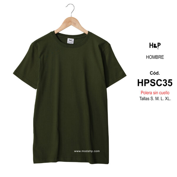 HPSC35. Polera básica para hombre